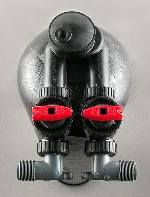 Softener valve with bypass